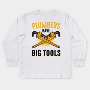 Plumber Kids Long Sleeve T-Shirt